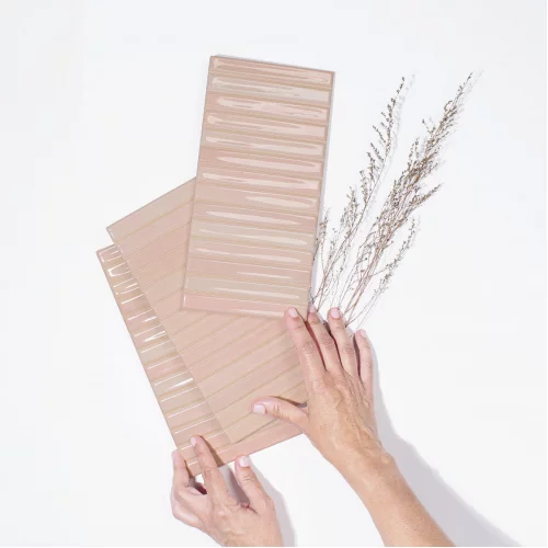 Плитка DNA Flash Bars Blush 12.5x25