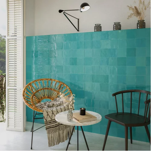 Плитка DNA Flash Square Turques 13x13