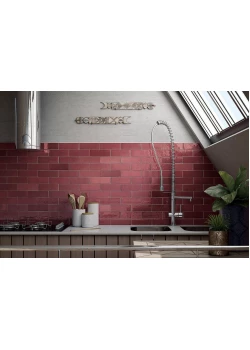 Плитка Equipe Artisan Burgundy 6.5x20