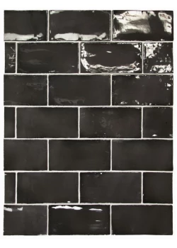 Плитка Equipe Manacor Black 7.5x15