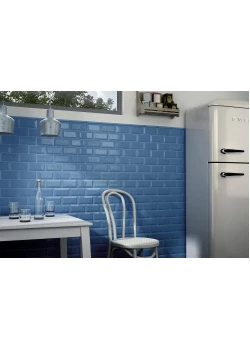 Плитка Equipe Metro Blue 7.5x15