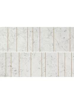 Плитка Italon Charme Extra Carrara Inserto Golden Line 25x75