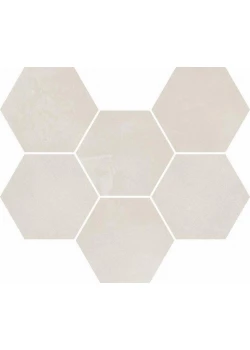 Мозаика Italon Continuum Polar Mosaico Hexagon 25x29