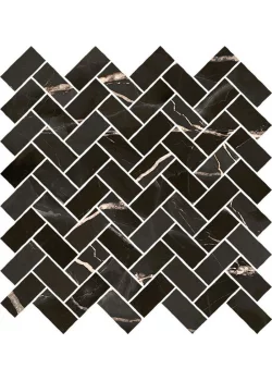 Мозаика Italon Stellaris Absolut Black Mosaico Cross 31.5x29.7