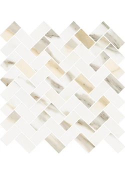 Мозаика Italon Stellaris Calacatta Gold Mosaico Cross 31.5x29.7