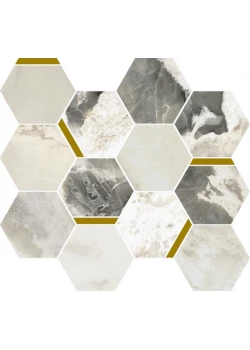 Мозаика Italon Stellaris Dover Light Mosaico Chic 28.3x32.8