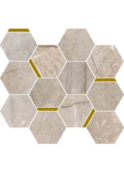 Мозаика Italon Stellaris Elegant Silver Mosaico Chic 28.3x32.8