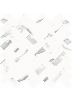 Мозаика Italon Stellaris Statuario White Mosaico Cross 31.5x29.7