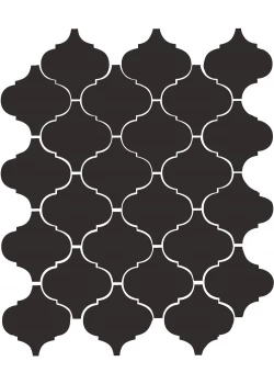 Плитка Kerama Marazzi Арабески Черный 26х30