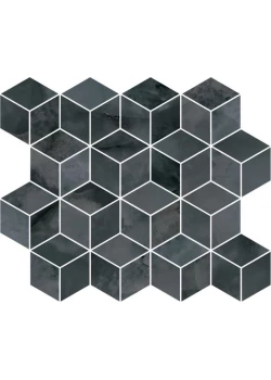 Мозаика Kerama Marazzi Джардини Декор Серый Темный Глянцевый 45x37.5