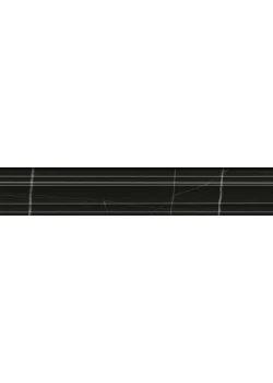 Бордюр Kerama Marazzi Греппи Багет Черный Глянцевый 7.3х40