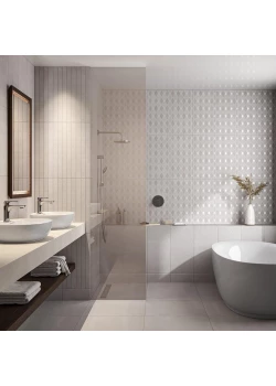 Плитка Kerama Marazzi Про Матрикс Декор Белый Матовый 30х60