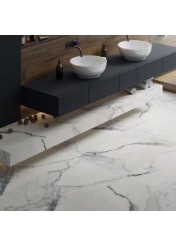 Керамогранит Kerranova Iceberg Белый 60x120 MR