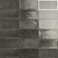 Плитка Mainzu Decor Camden Nero 10x20 (Несколько рисунков)