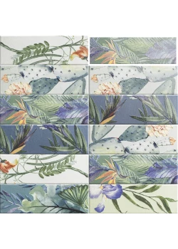 Плитка Mainzu Jungle Tapis Eden 10x30  (Несколько рисунков)