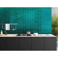 Плитка Tau Maiolica SeaGreen 7.5x30 Gloss