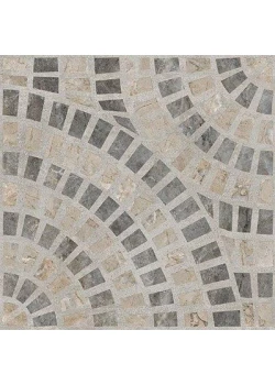 Керамогранит Vitra Marble-Beton Декор Круговой Темный 60х60 Лаппато