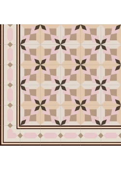 Плитка Vives 1900 Roura-2 Beige 20x20 (Бордюр)