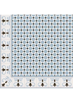 Плитка Vives 1900 Valvanera-3 Celeste 20x20 (Угол)