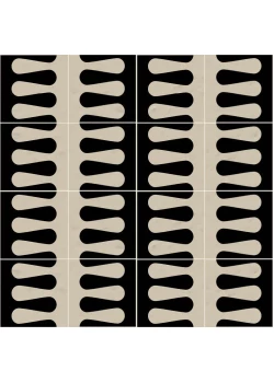 Плитка Vives Filippo Soul Mitra Beige Negro 20x20
