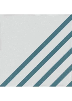 Керамогранит Wow Boreal Dash Decor White Blue 18.5x18.5