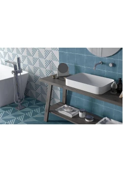 Керамогранит Wow Boreal Dash Decor Blue 18.5x18.5