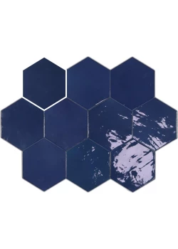 Плитка Wow Zellige Hexa Cobalt 10.8x12.4