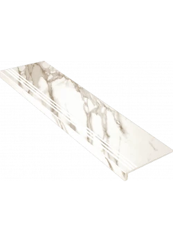 Ступени Idalgo Calacatta Champagne Lux 120x33 LLR